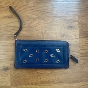 Diane Von Furstenberg Wristlet Clutch with Eye Design